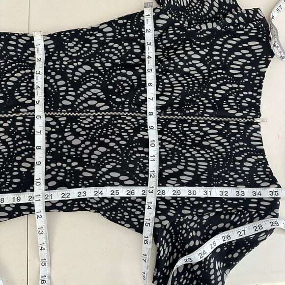 Reiss Janella Lace Overlay Knee Length‎ Shift Dress Womans 4 Whimsical Career - Picture 7 of 12